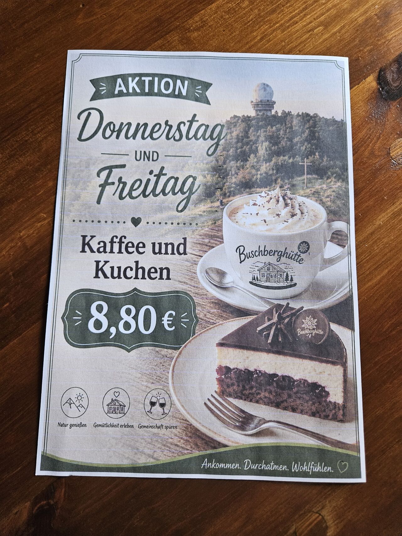 Donnerstag und Freitag
