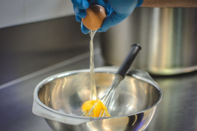 Elaboración con productos frescos y sanos.