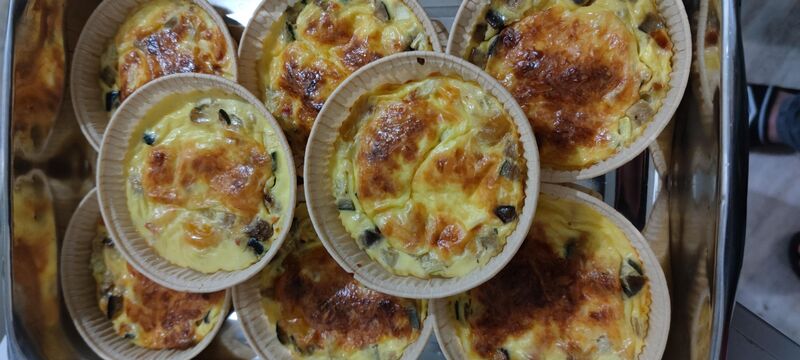 Mini quiche légumes