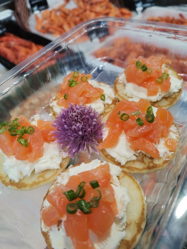 Blinis au saumon