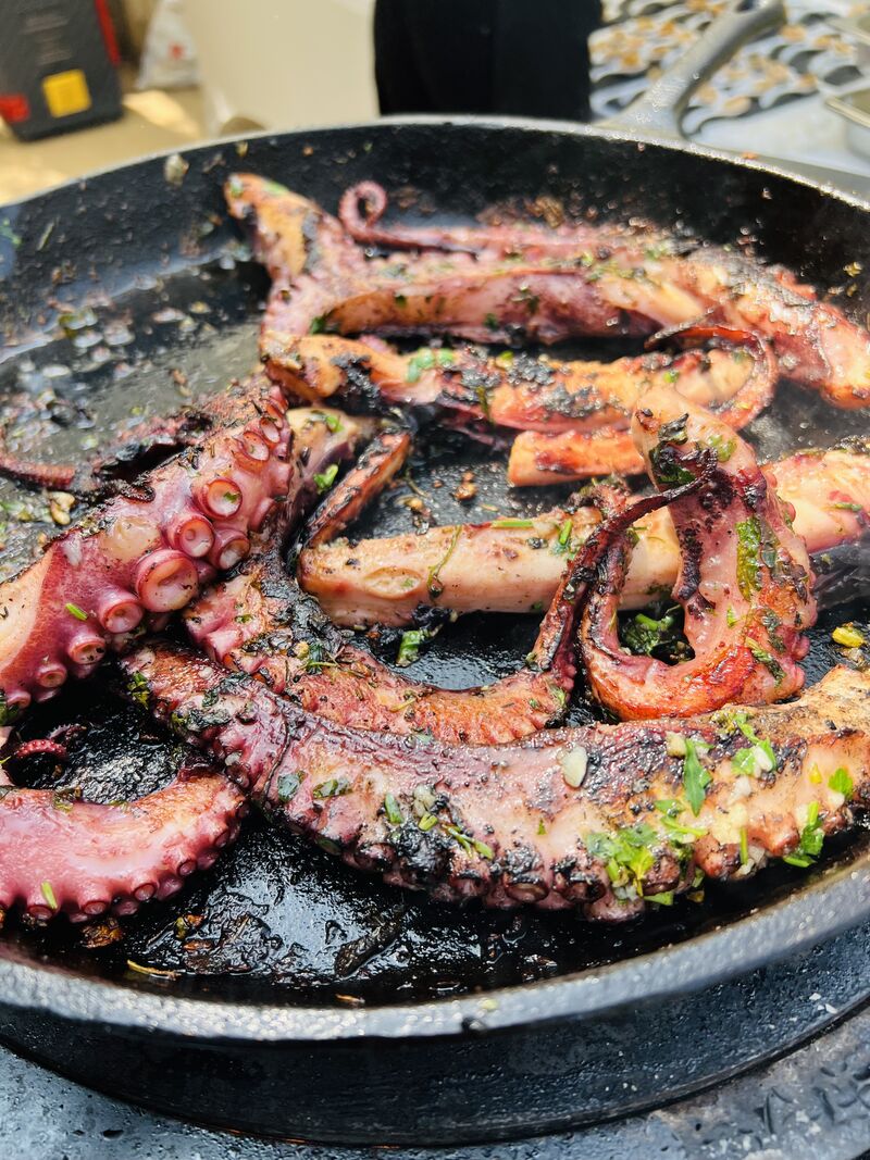 Poulpe en persillade 