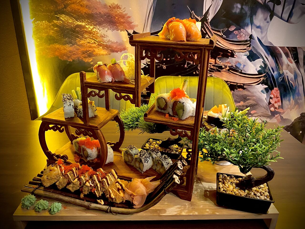 Sushi Platt für 2 Personen 