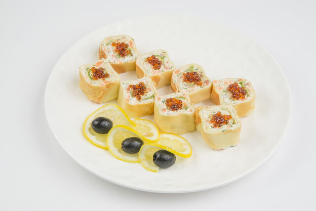 Nałeszniki z łososiem