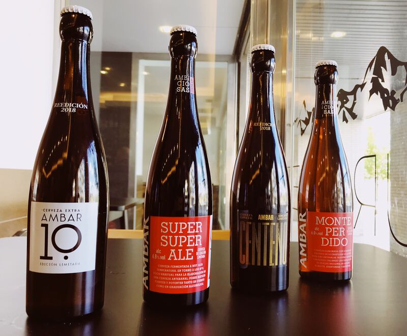 ÁMBAR AMBICIOSAS.
EXCELENTES CERVEZAS DE EDICIONES LIMITADAS