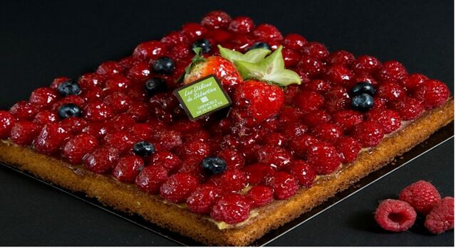 LA TARTE FRAMBOISES 