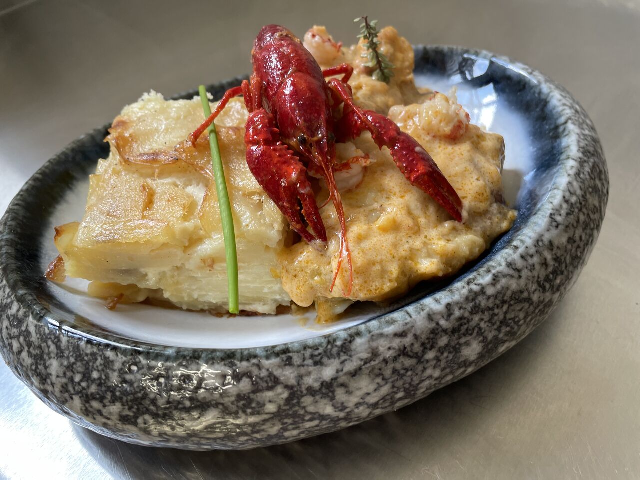 Poulet aux écrevisses