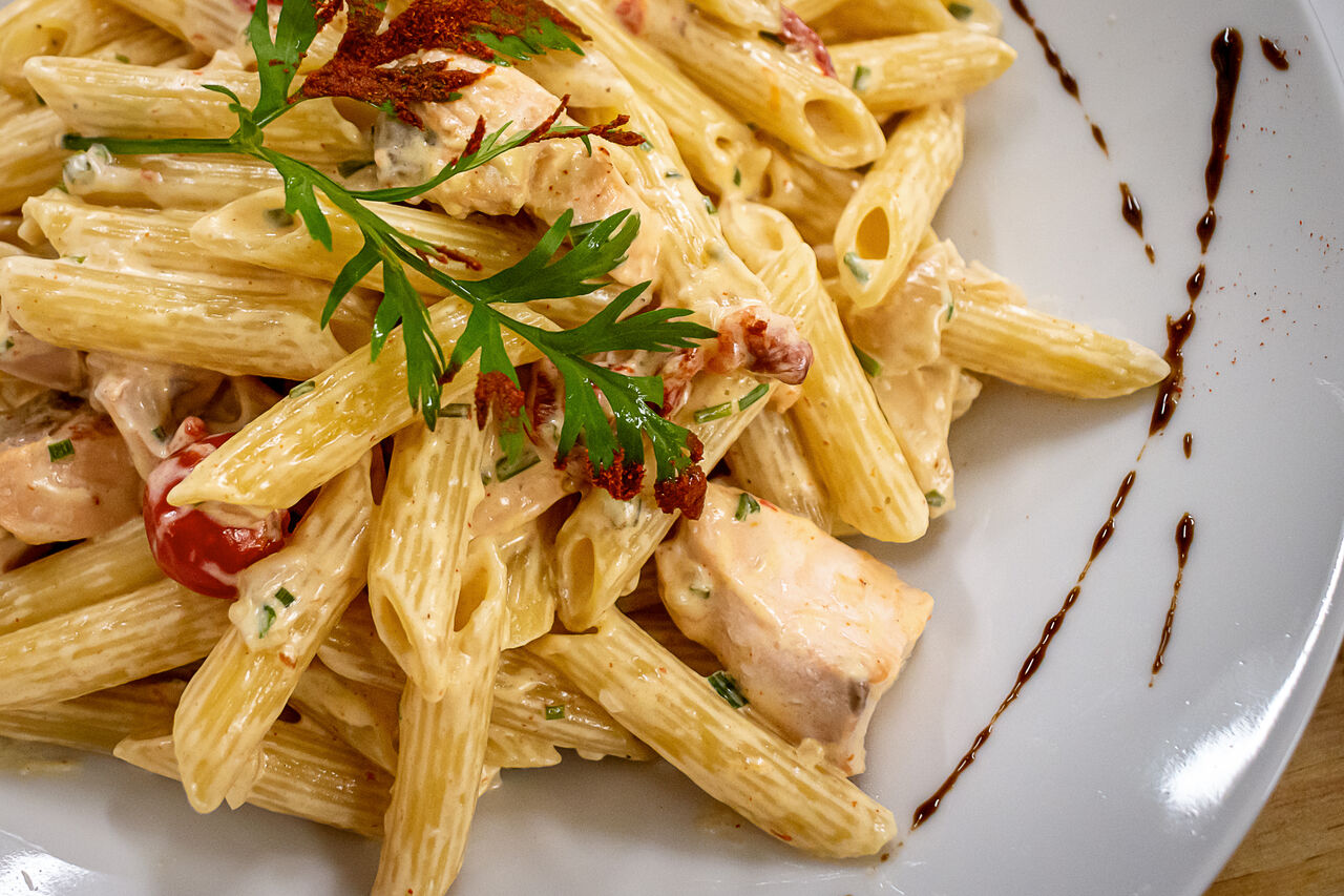 Nos pâtes aux 2 saumons
