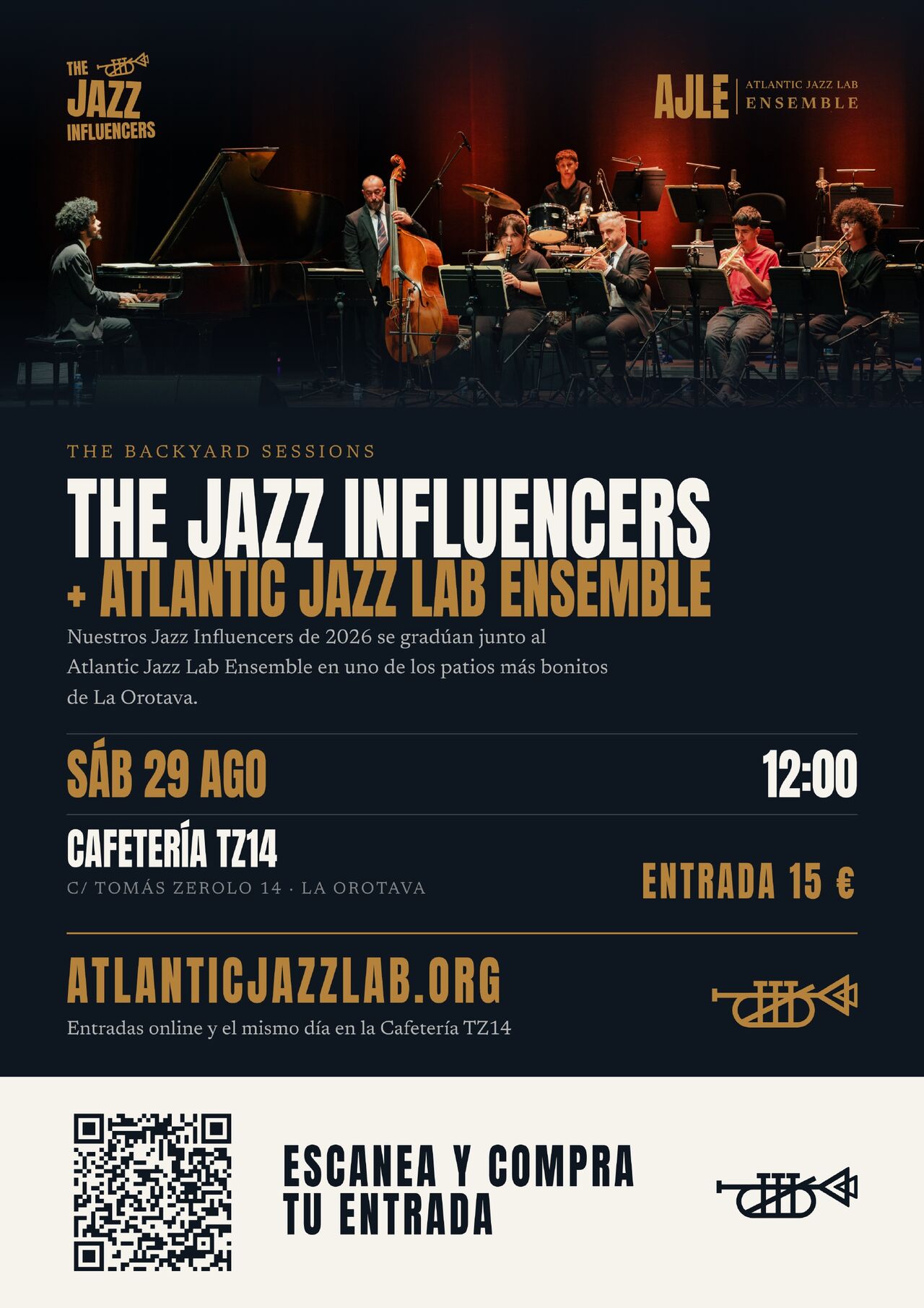 Jazz en el patio: The Backyard Sessions llegan a TZ14