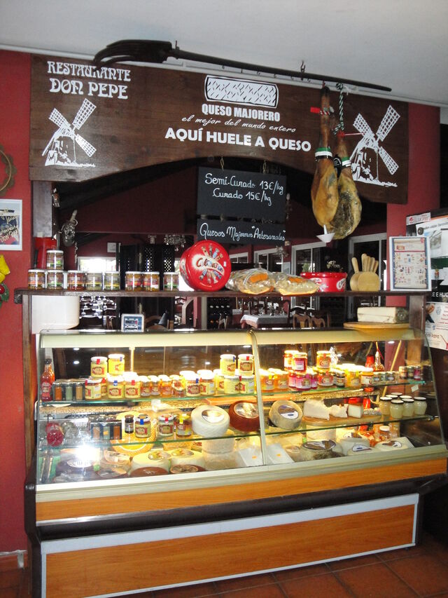 Venta de quesos majoreros