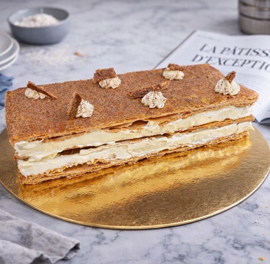 • MILLEFEUILLE • En dessert ou à l'heure du thé, qui peut résister à un millefeuille croustillant et son feuilletage maison?