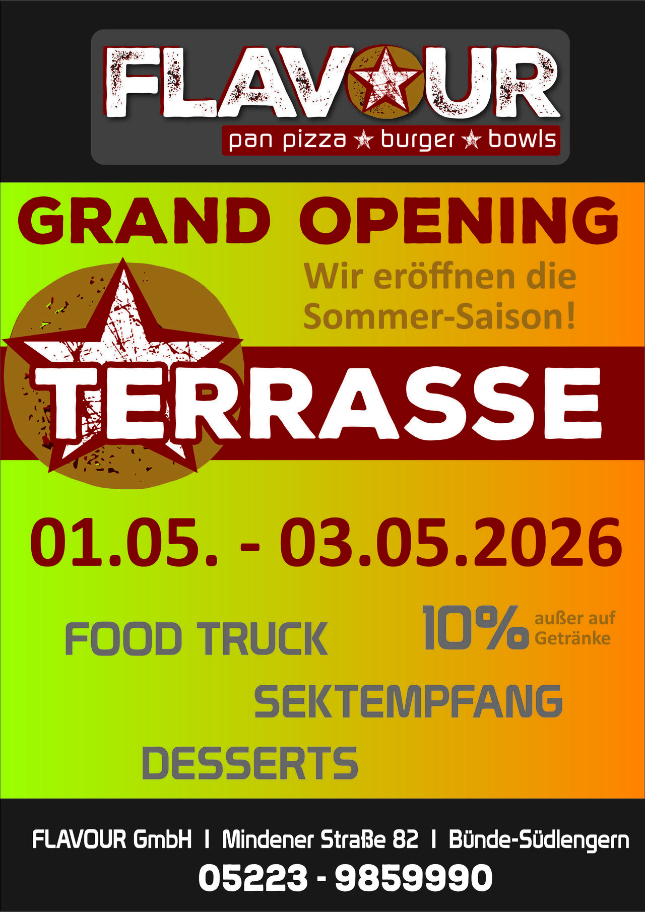GRAND OPENING TERRASSE