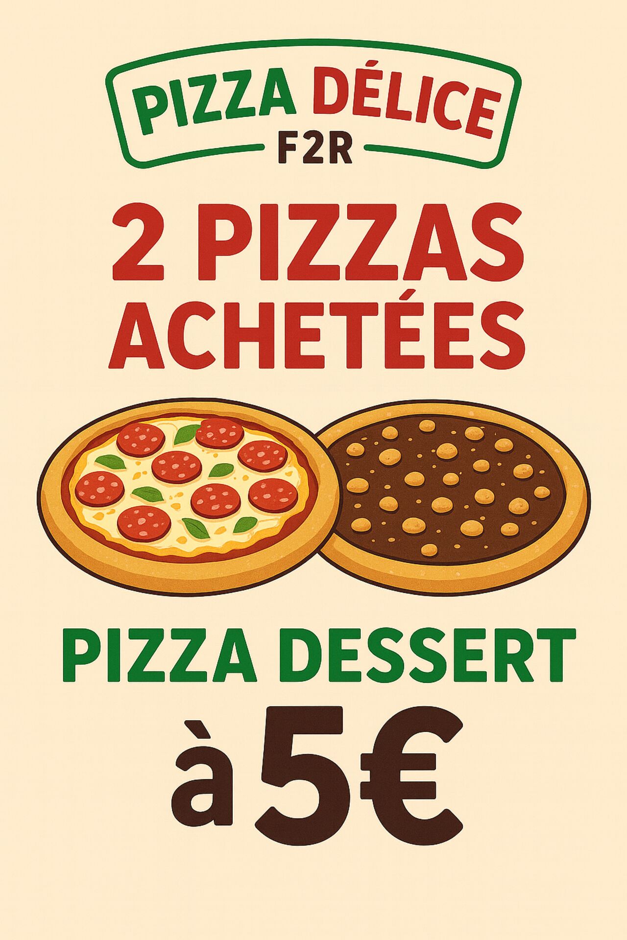 Pizza Délice F2R