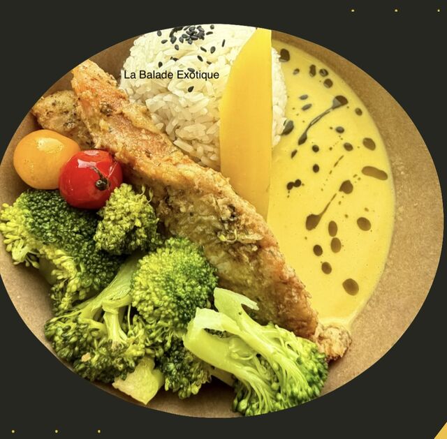 Dorade sauce safranée