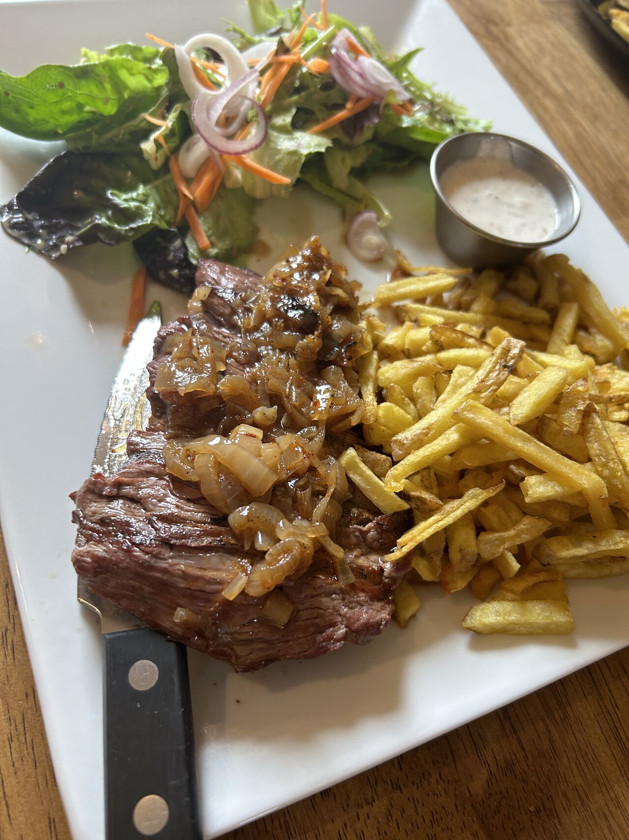 Bavette à l'échalotes
