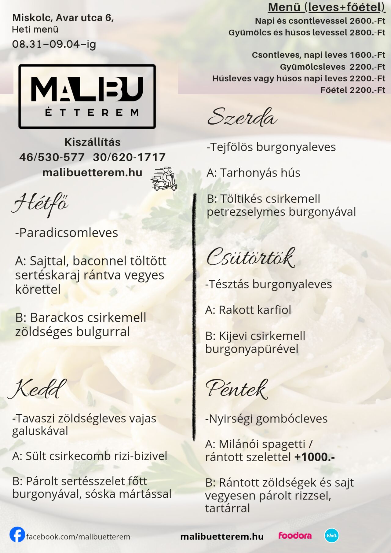 Napi Menü