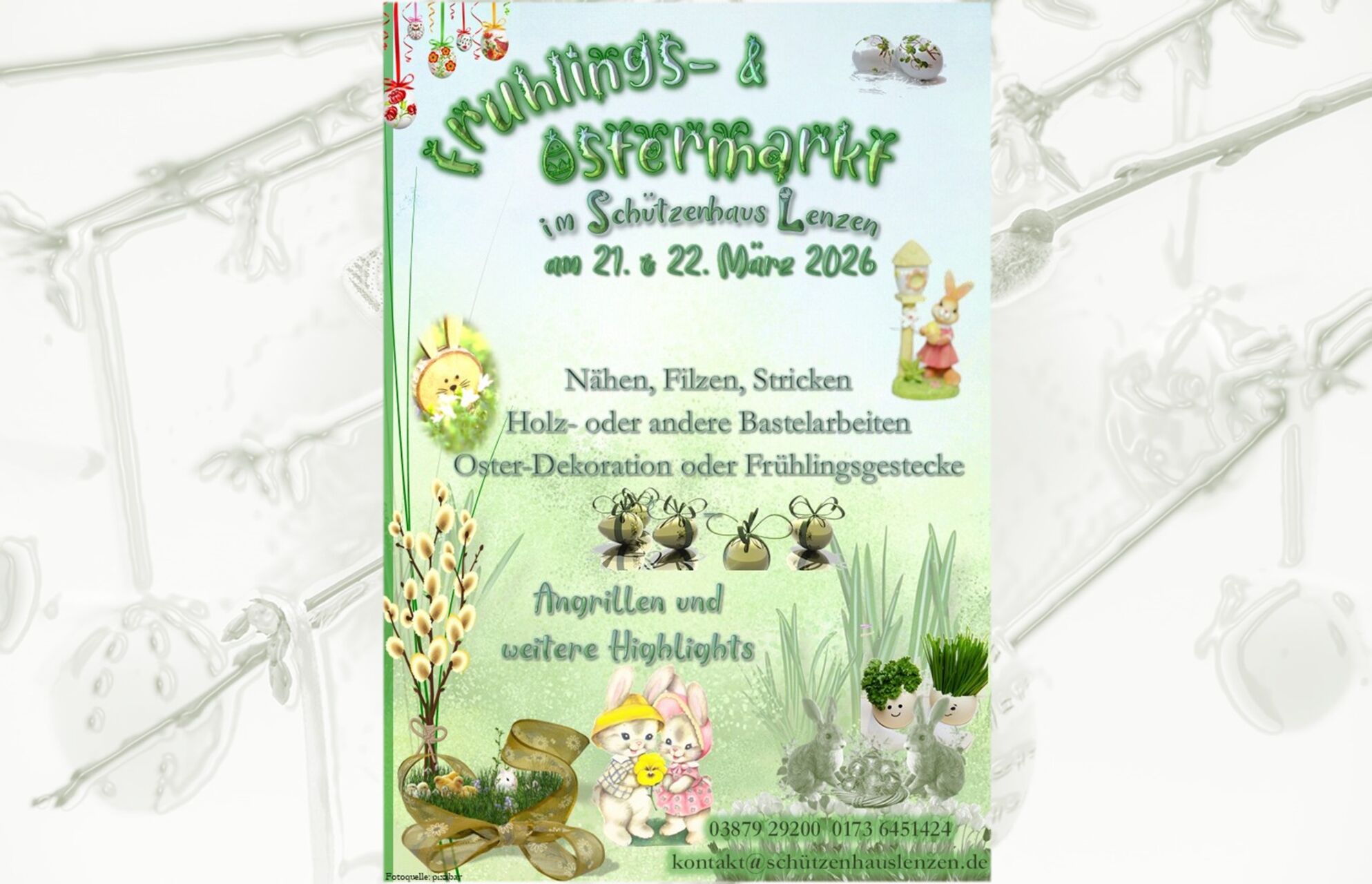 21. + 22.03.2026 - Frühlings- und Ostermarkt