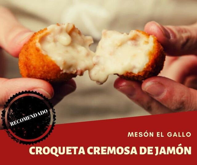 Croquetas cremosas de jamón 