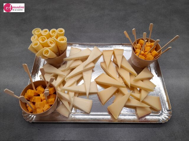 Plateau de 4 sortes de fromages à picorer
