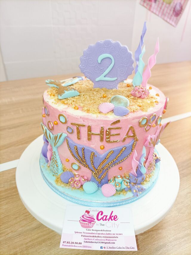 gâteau thème Sirène