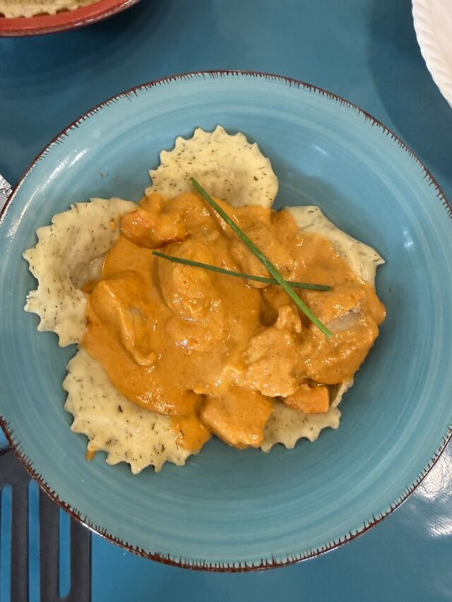 Ravioles de Langoustines sauce Homard 🦞 