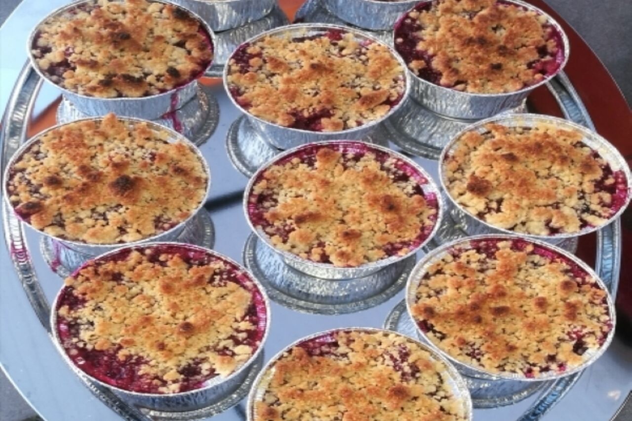 Crumble Pomme/Fraise