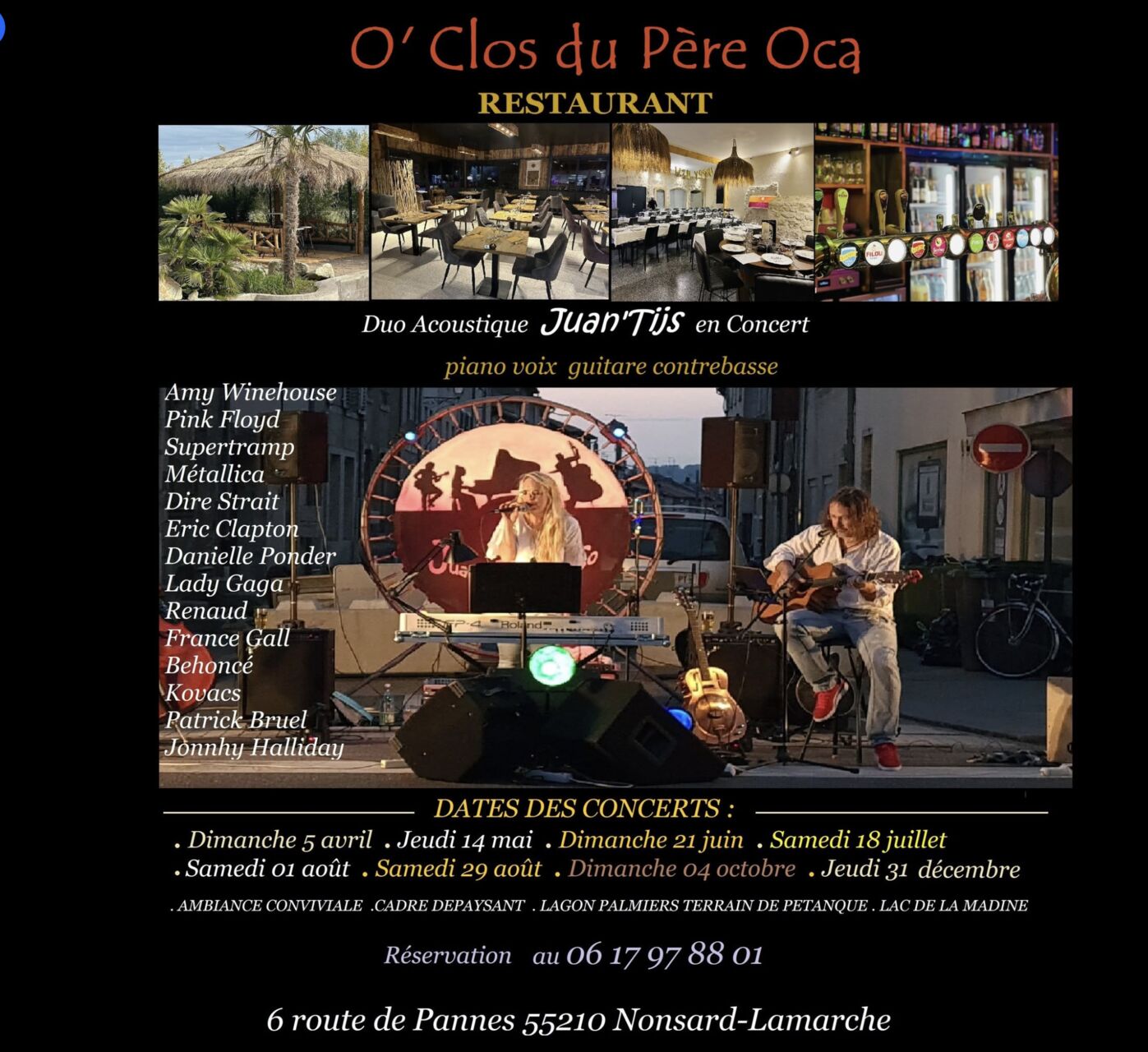 Nos dates de concerts