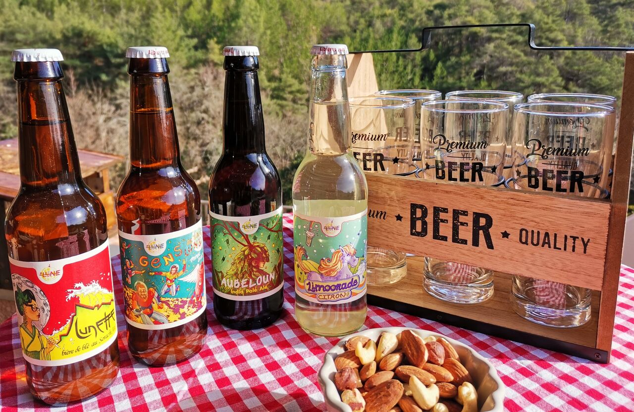 BIERES ET LIMONADE BIO - BRASSERIE LA PLEINE LUNE CHABEUIL