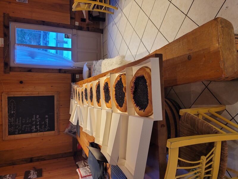 Pognes aux myrtilles