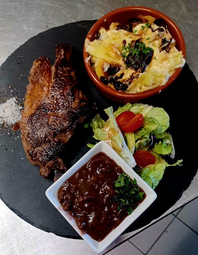 Piece de boeuf accompagnement au choix 