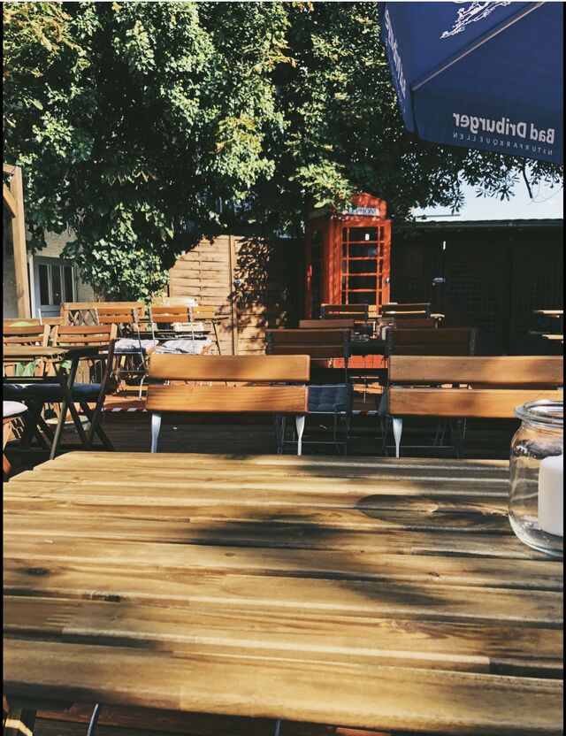 Unser gemütlicher Biergarten