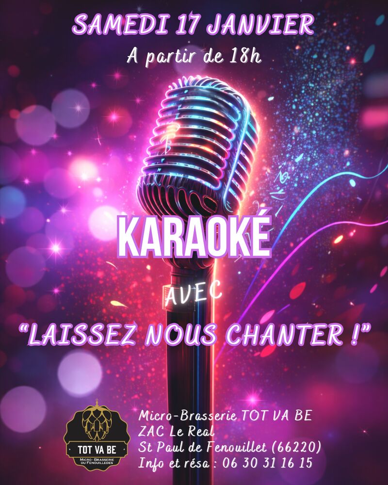 Karaoké avec l'association 