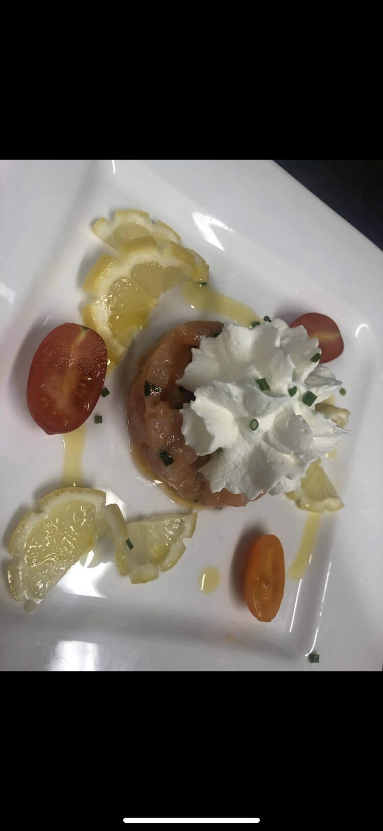 tartare de saumon