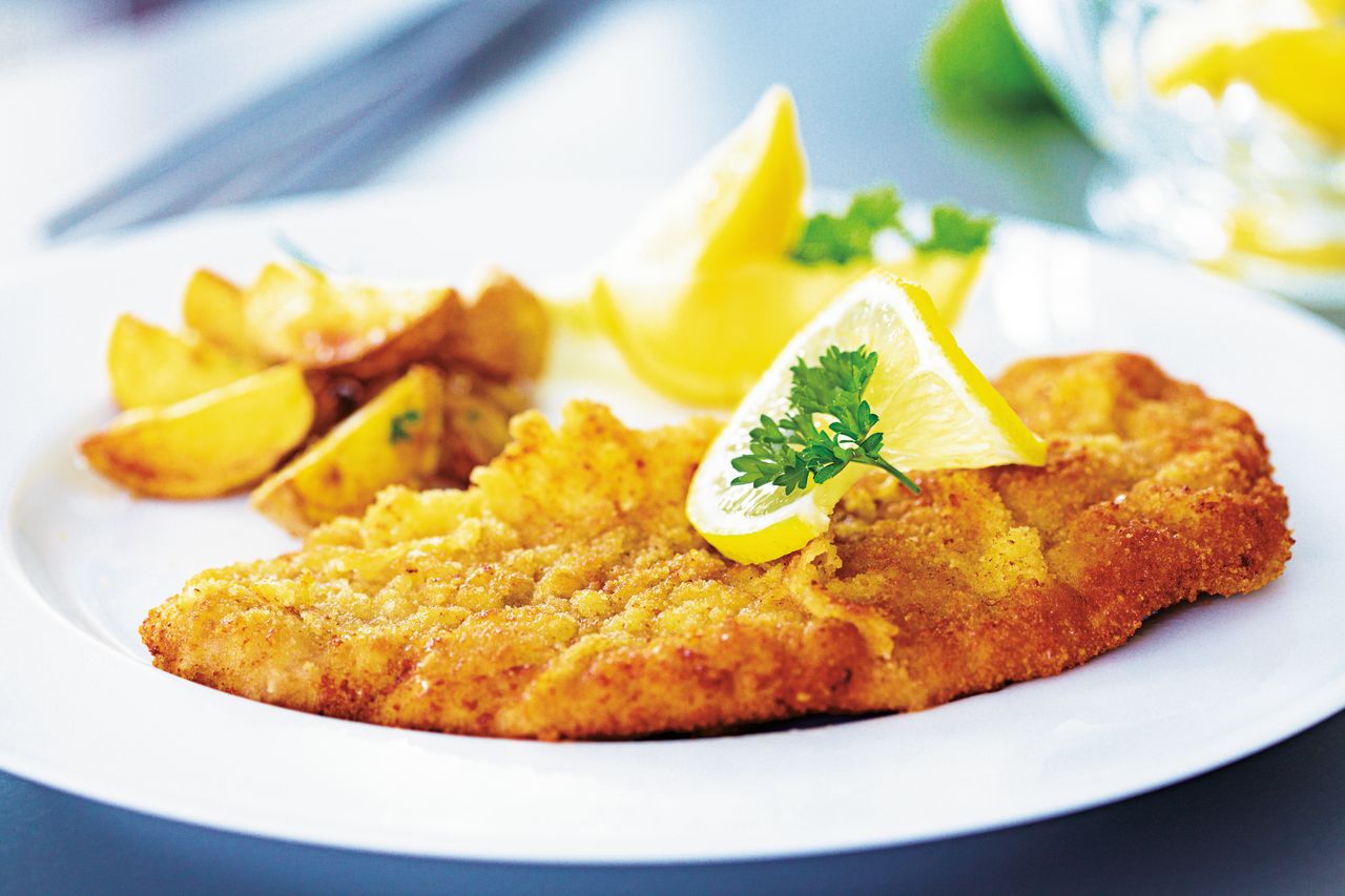 Auch Schnitzel gibt es bei uns