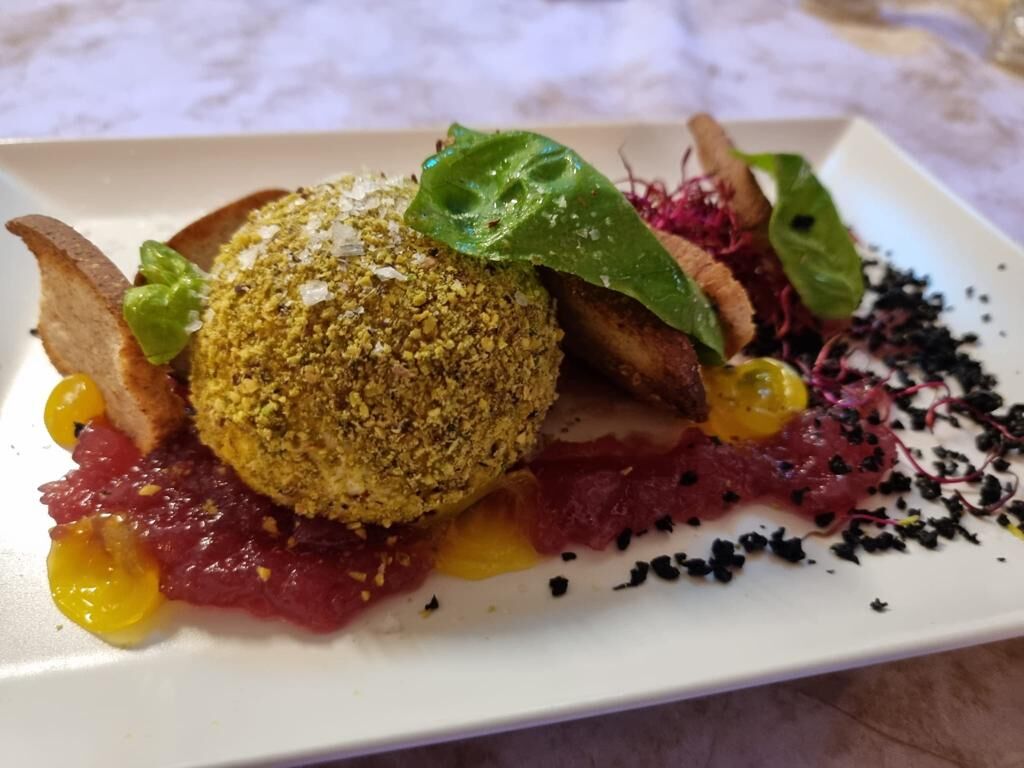 Burratina e pistacchio 