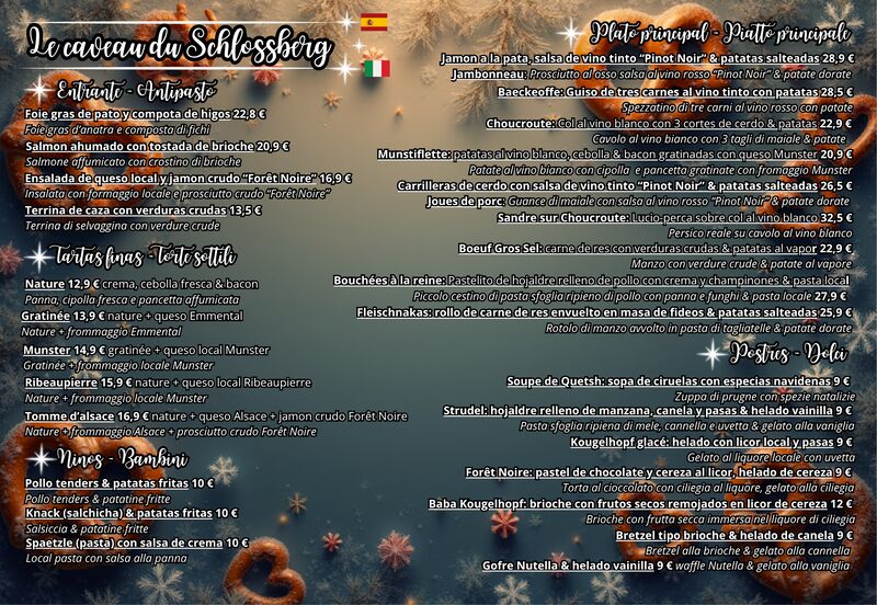 CARTE NOEL ESPAGNOL ITALIEN 