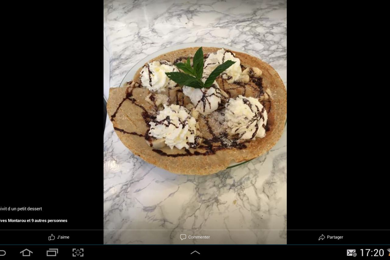 Crèpe dessert