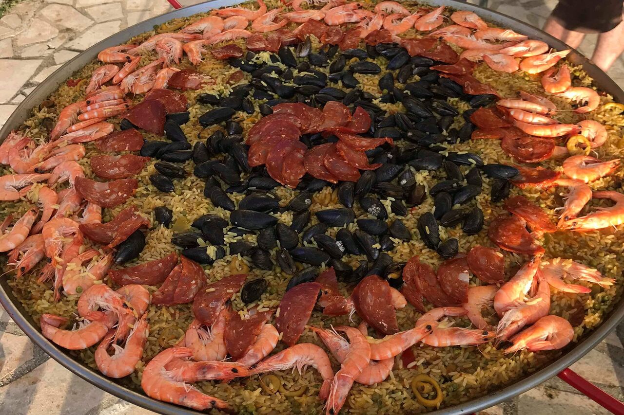 Paella aux Fruits de mer