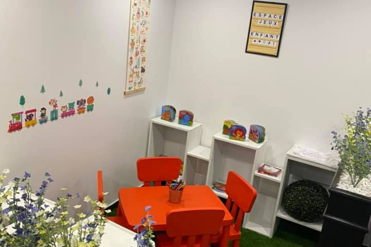 Un espace pour les enfants .