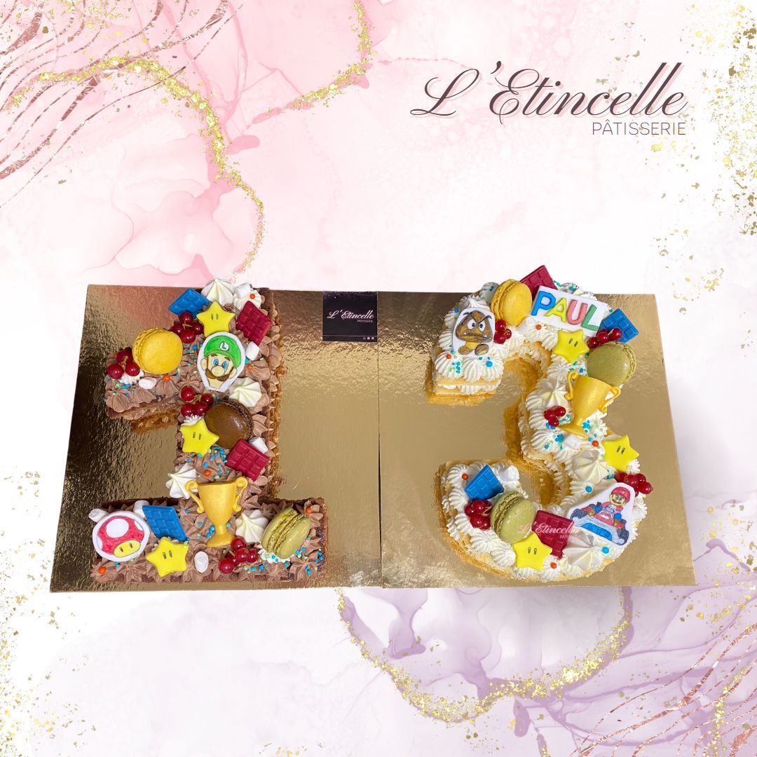 Numbers Cakes Mario Kart