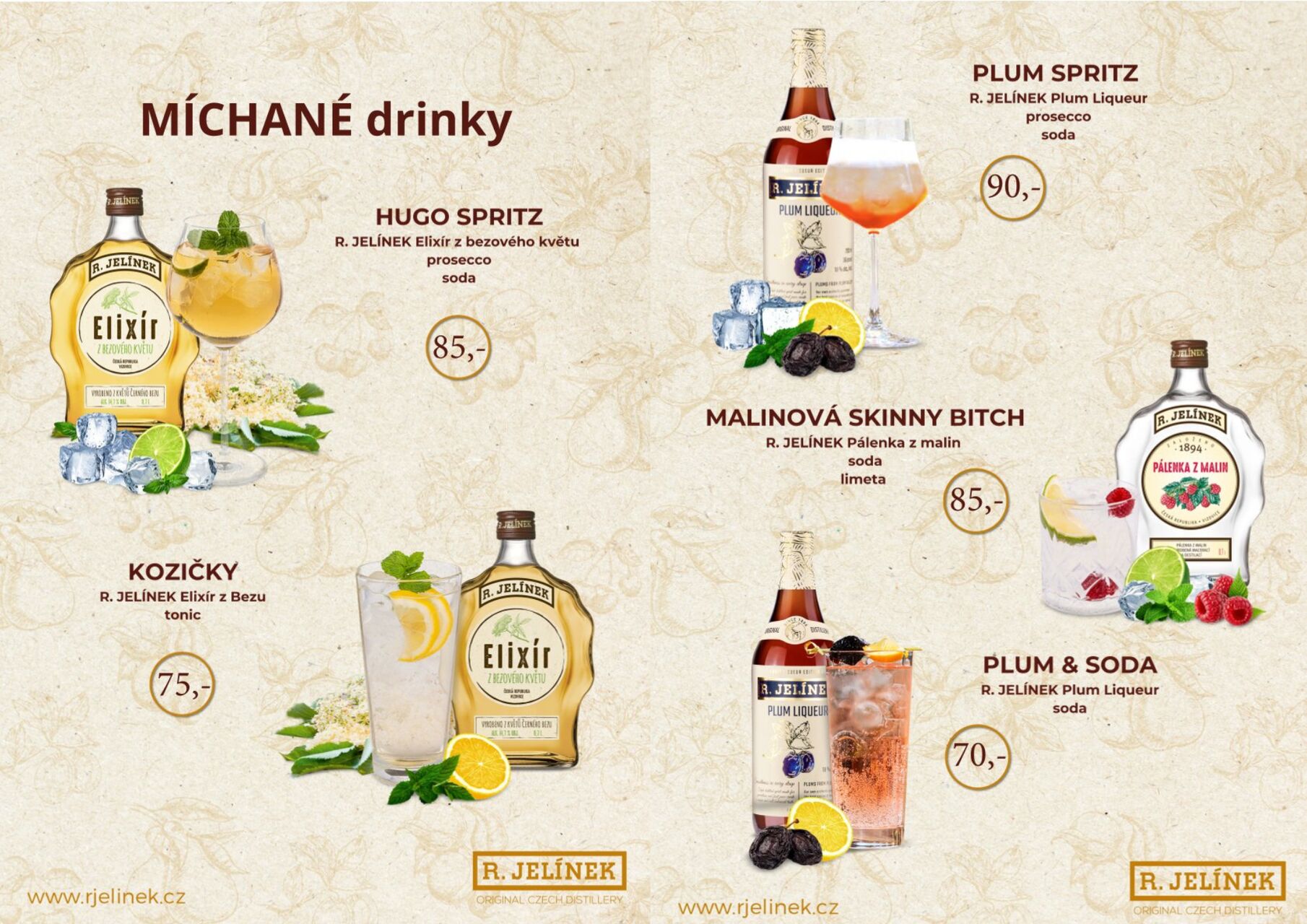 Míchané drinky s R. Jelínkem