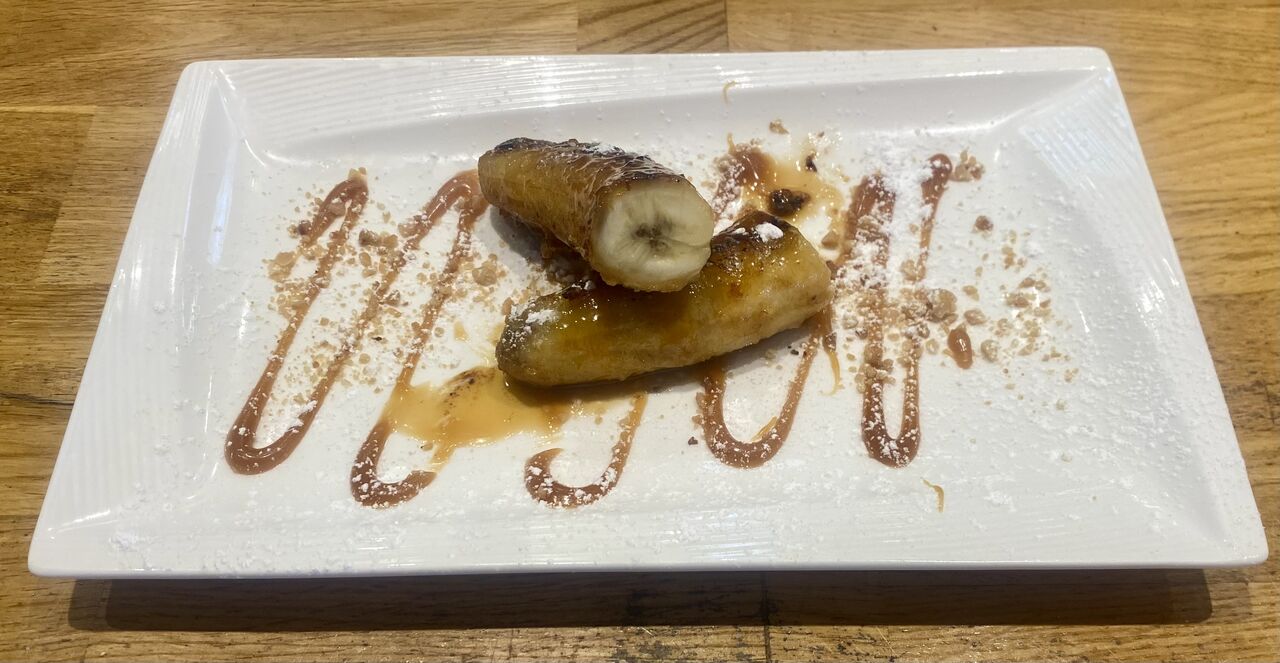 Banane flambée au rhum