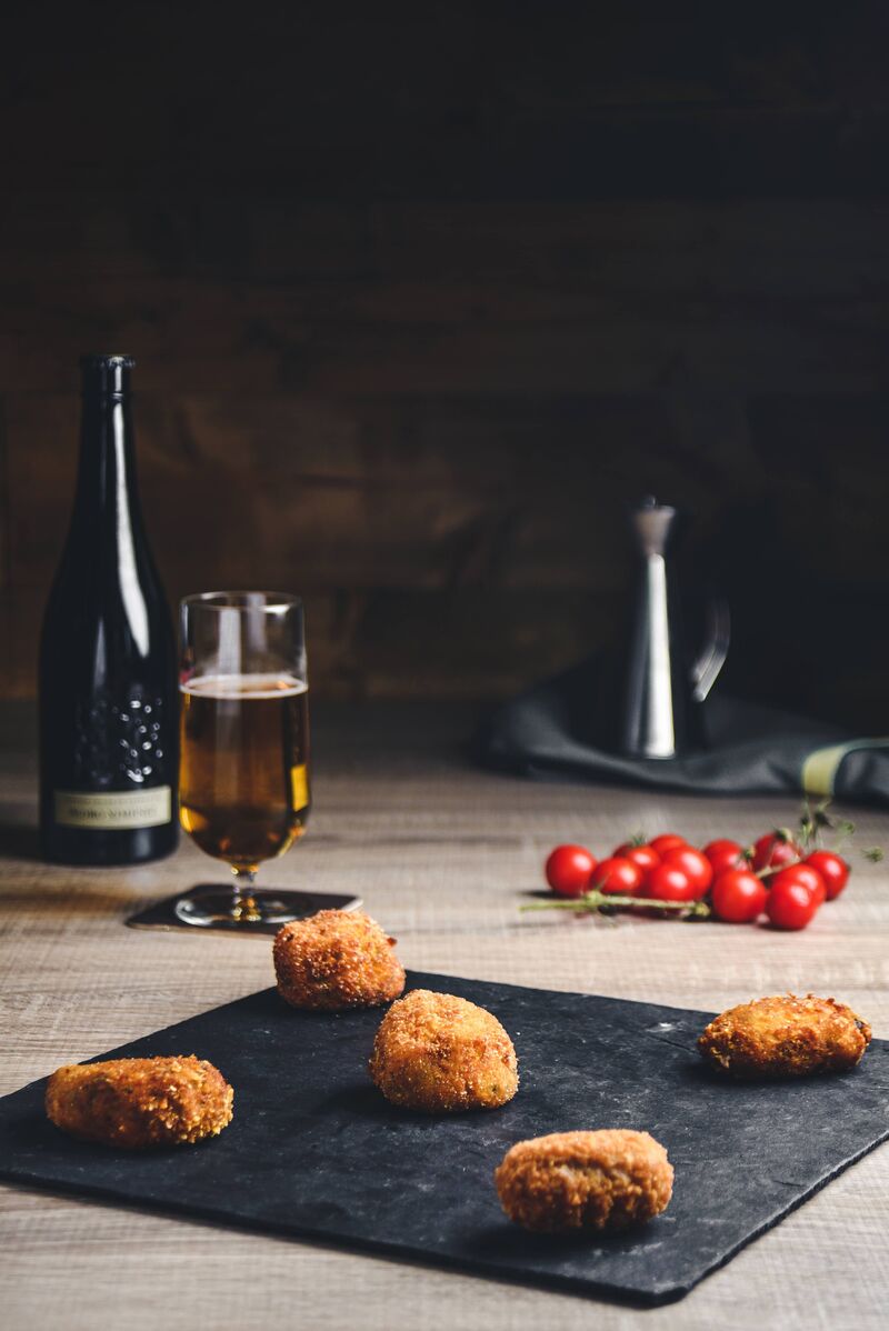 Nuestras croquetas 100% sin gluten (Jamón, Rabo de toro y Setas 100% veganas)