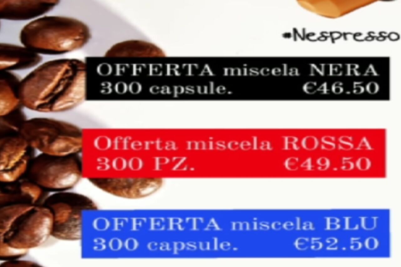 OFFERTA CAFFè BORBONE