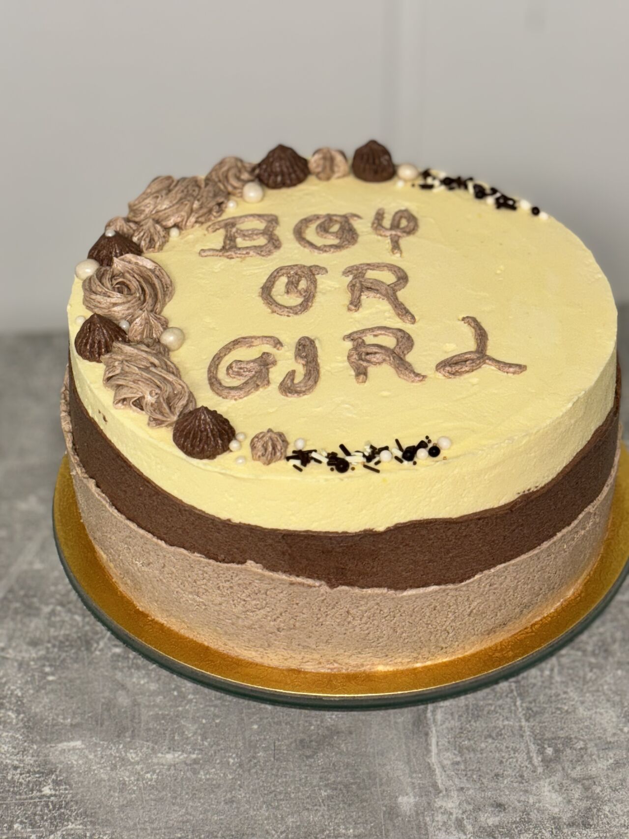 Babyparty Gender -Boy or Girl - Torte