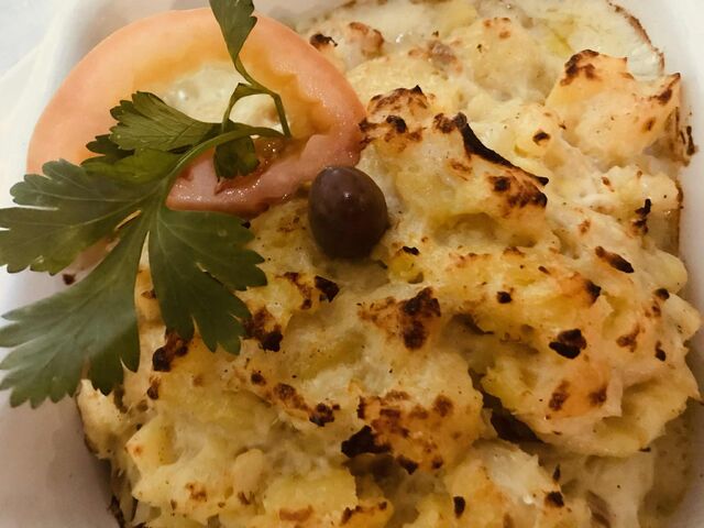 Bacalhau c/ Natas. Sugestão de Menu Executivo ou para menus de Grupo com marcação prévia.