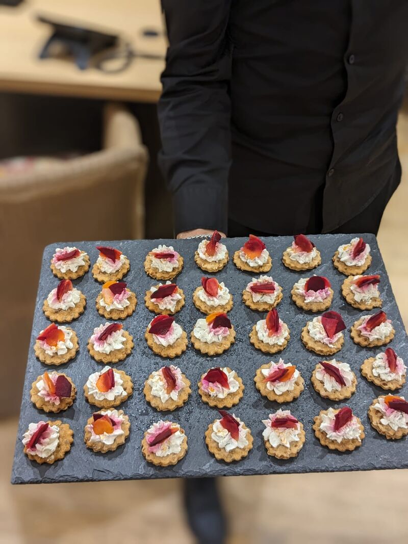 Prestation buffet cocktail 50 pers, Marseille, novembre 2023