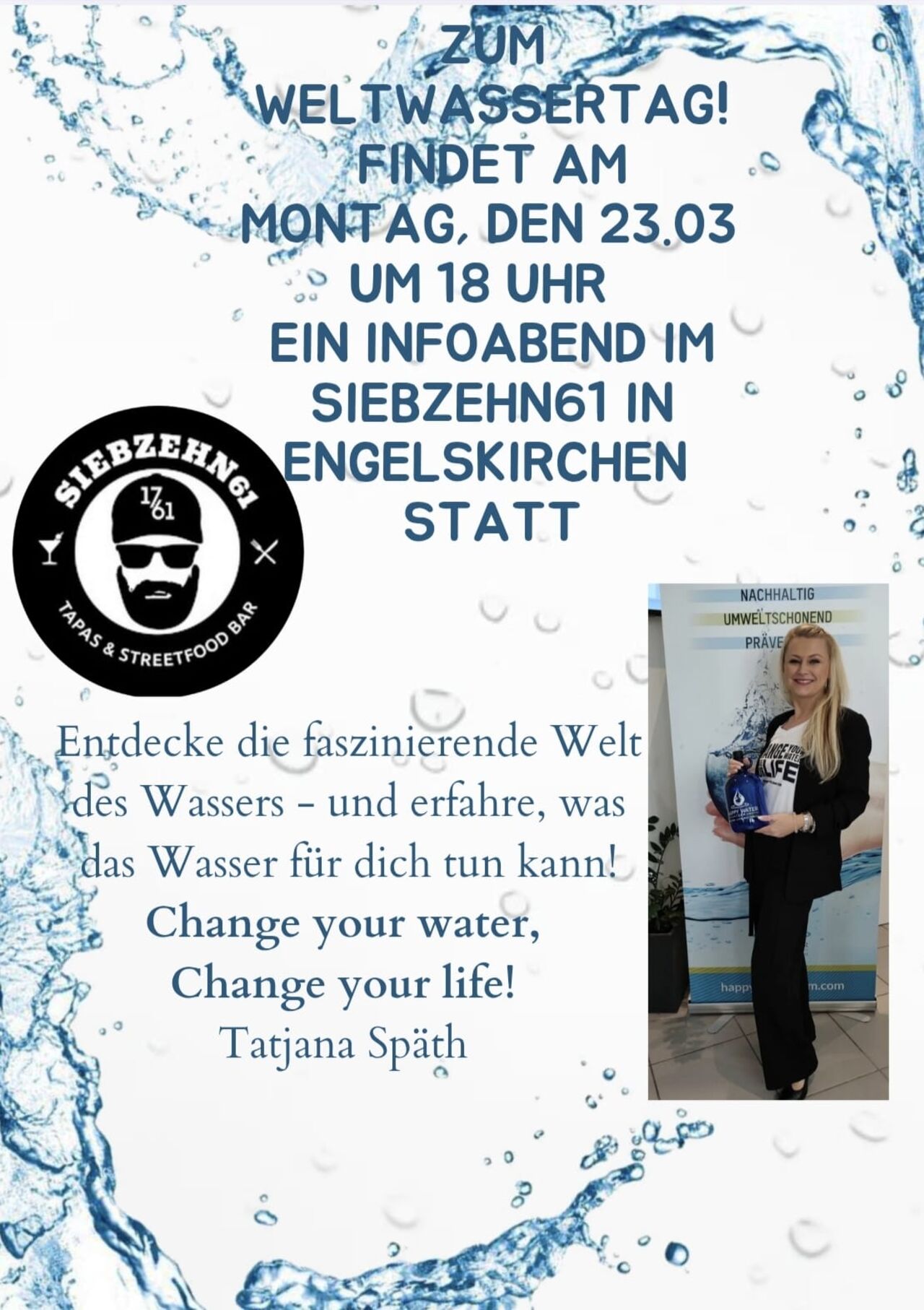 Mo. 23.03 Infoabend Weltwassertag