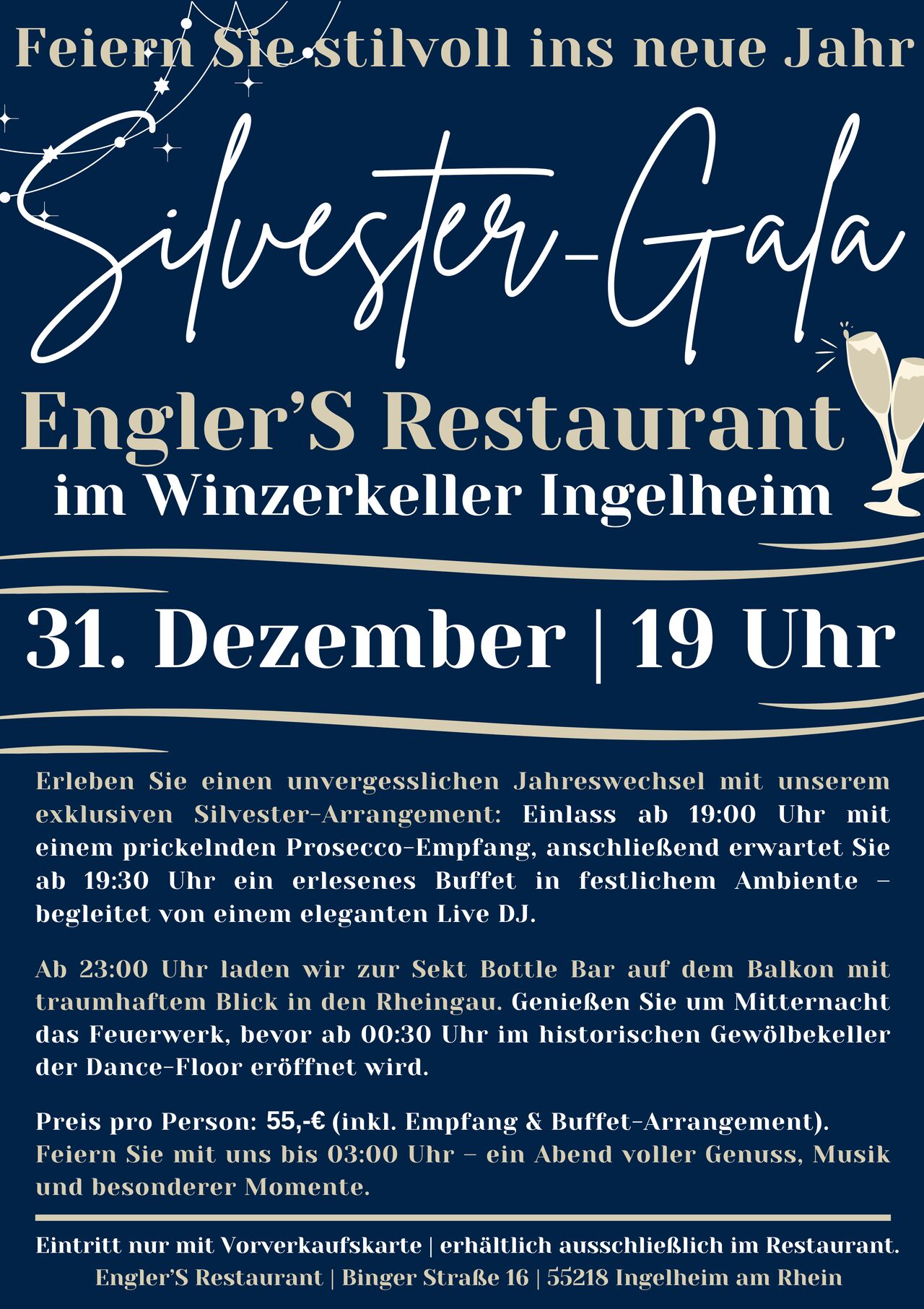Silvester im Winzerkeller