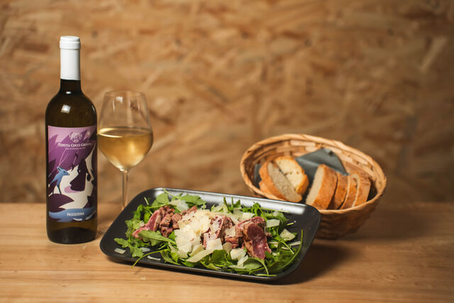 Tagliata rucola e grana