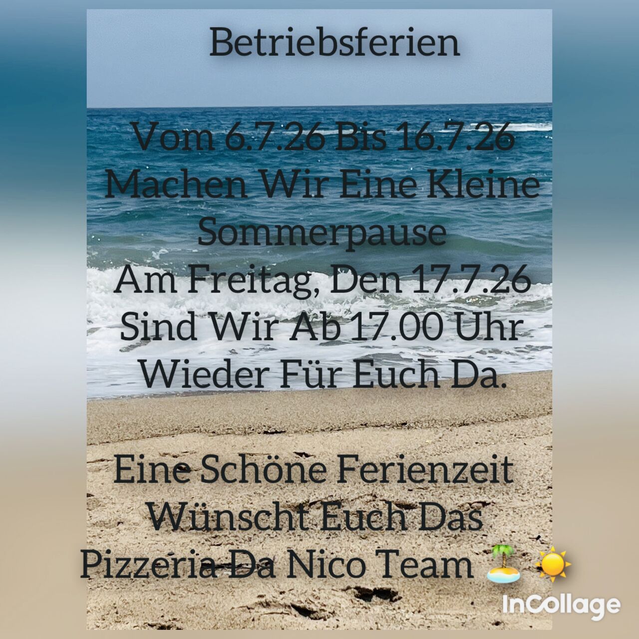 Betriebsferien
